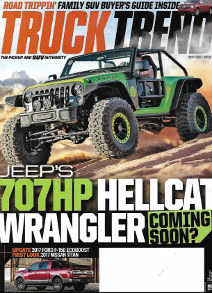 TRUCK TREND 2016 SEPT - HELLCAT WRANGLER, F-150 ECOBOOST, NISSAN TITAN